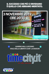Apertura nuova Gaming Hall Timecity Lusciano