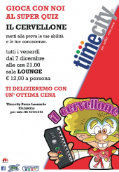 Il Cervellone a Timecity Parco Leonardo Fiumicino